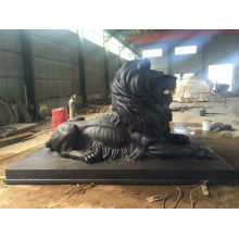 Large bronze lion statue VLA-095R